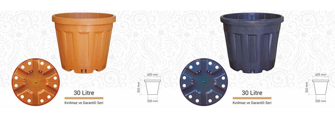 30 Liter Polyethylene HDPE Flower Pot